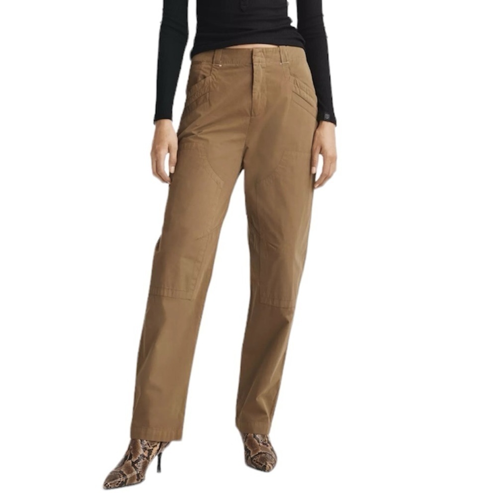 Rag & Bone | Malia Italian Cotton Cargo Pant Double Knee Color Olive Size 4